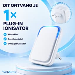 Twenty4seven® Mini Luchtreiniger Tegen Huisstofmijt - Stopcontact Air Purifier - Slaapkamer & Huisdieren — thumbnail 2