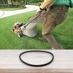 Aandrijfriem Grasmaaier - Vervangriem Tractor - Maaien Gazon - Brede Compatibiliteit - 58 x 53 inch - Zwart — thumbnail 2
