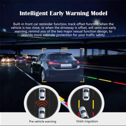 Mini Dashcam - Autocamera Video - Veilig Rijden - ADAS Waarschuwingen - 6.5 x 3.2 x 1 cm - Zwart — thumbnail 2
