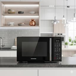 Combimagnetron met Airfryer - 4-in-1 Oven - Snel Koken - 10 Airfryer Programma's - 23 Liter - Zwart — thumbnail 4