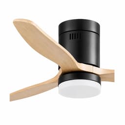 CristalRecord - Plafondventilator Nine Ø 132 cm hout zwart — thumbnail 3