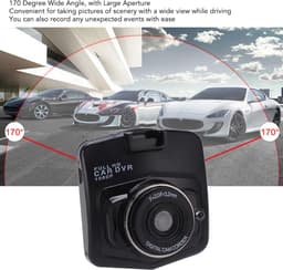 Auto Camera - Dashcam Recorder - Verkeersveiligheid Ondersteuning - 170 Graden Groothoek - 1080P HD - Zwart — thumbnail 2