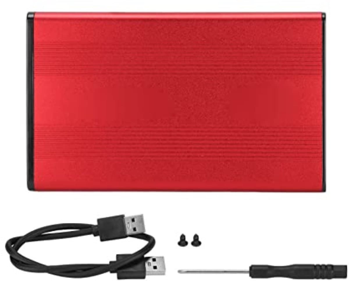 ApexArte® Harde Schijf Extern - Draagbare - 2TB Opslag -Rood — afbeelding 1