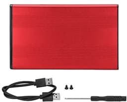 ApexArte® Harde Schijf Extern - Draagbare - 2TB Opslag -Rood — thumbnail 1