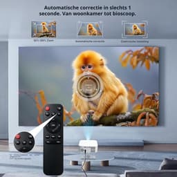 ApexArte® Mini beamers - Projector - Mini beamer -Grijs — thumbnail 5