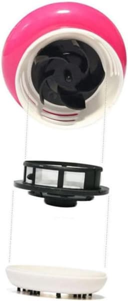 Efficiënte Mini Handstofzuiger Nat en Droog, Draagbare Schrobber voor Keukenbladen, Tafels en Kantoor, Laag Geluid, Eenvoudig Te Reinigen（Blauw） — thumbnail 5