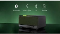 Edifier MP230 - Retro Bluetooth speaker / Zwart-Groen — thumbnail 4