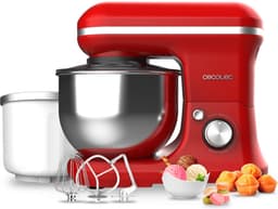 Cecotec Cecomixer Merengue 5L 1200, 5 l, Rood, Draaiknop, 1200 W, 220-240 V, 50-60 Hz — thumbnail 1