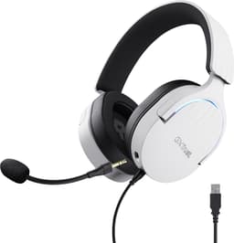 Trust GXT 490W Fayzo - Gaming Headset - USB - 7.1 Surround Sound - Over-ear - Wit — thumbnail 1