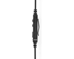 Nedis PC-Headset - On-Ear - Stereo - USB Type-A / USB Type-C - Opvouwbare microfoon - Zwart — thumbnail 2