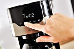 Programmeerbaar elektrisch koffiezetapparaat - 12 l roestvrijstalen thermoskan - touch-knoppen - 800 W — thumbnail 4