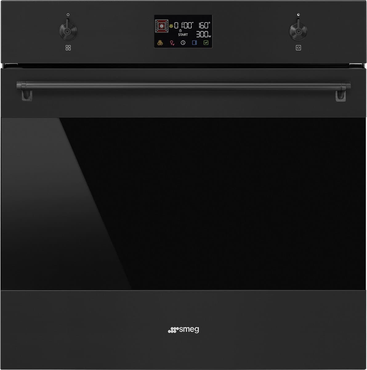 SMEG SO6302M2N - SpeedwaveXL Combi-magnetron - Classici - Mat Zwart — afbeelding 1