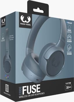 Fresh ‘n Rebel Code Fuse – Draadloze on-ear koptelefoon - Bluetooth - 30 uur Speeltijd - Blauw - Dive Blue — thumbnail 3