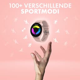Denver Smartwatch - Android iOS - Volledige Belfunctie - Sporthorloge - Hartslagmeter - Saturatiemeter - Slaapmonitor - SWC338RO — thumbnail 4