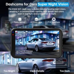 Dual Dashcam - Dashcam Voor en Achter - Auto Camera Dashcam - Dashcam Auto - Dual Dashcam voor Auto — thumbnail 4