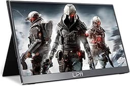 Lipa HDR-60 portable monitor Full HD 17.3 inch - Draagbaar scherm - Computerscherm - Beeldscherm - 144 Hz - HDMI - 2x USB C - Met hoes en kickstand - Ook voor game consoles - Freesync - 1920 x 1080 pixels - Dual Speakers - Energiezuinig — thumbnail 1
