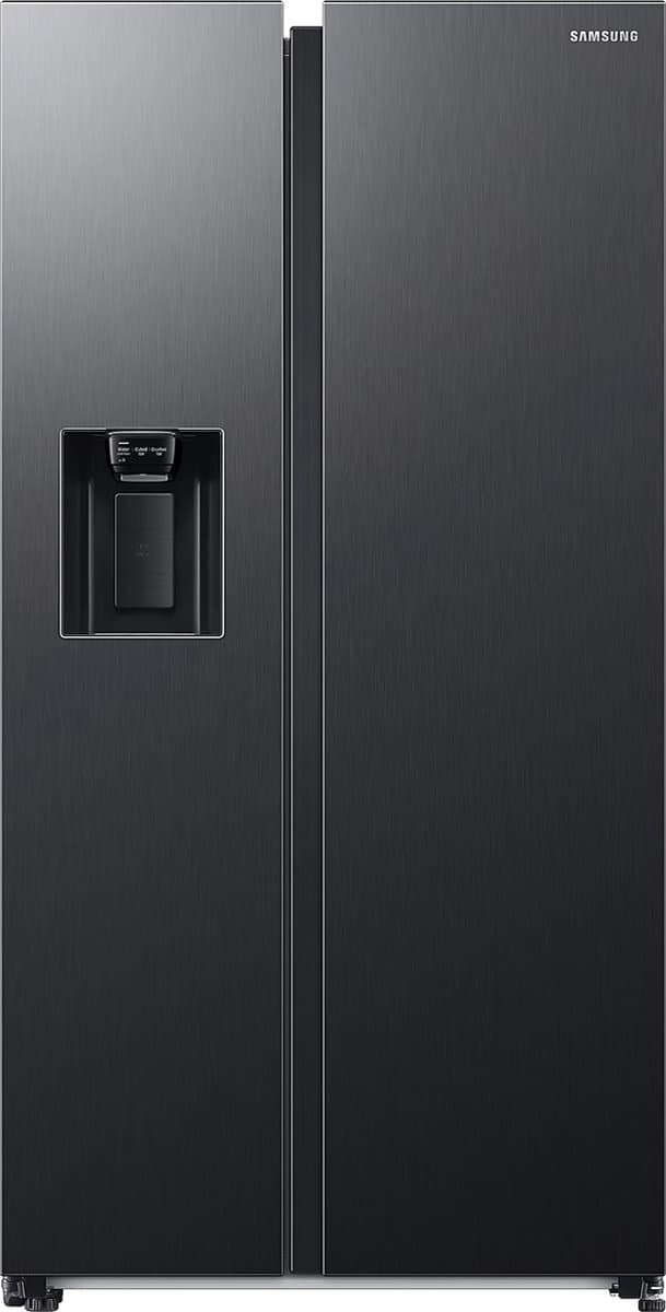 Samsung RS6GA854CB1/EG, Vrijstaand, Amerikaanse deur, Zwart, Touch, Binnenin, Staal — afbeelding 1