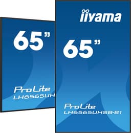 iiyama LH6565UHSB-B1 beeldkrant Kiosk-ontwerp 163,8 cm (64.5") LED Wifi 800 cd/m² 4K Ultra HD Zwart Type processor Android 11 24/7 — thumbnail 1