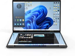 Elementkey TouchMaster Pro – 14 Inch Tablet + Laptop In 1 - Intel® Processor N95 12th Gen – 360° Touch Dual Scherm - Windows 11 PRO - 16GB DDR4 RAM – 1TB SSD – Stylus Pen – Zwart — thumbnail 1