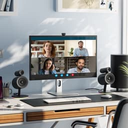 Alogic Clarity Pro Max 32 UHD 4K Monitor with 65W PD and Webcam - Grijs — thumbnail 3