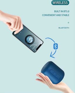 Super Bass IPX4 Waterdichte Bluetooth Speaker – Wireless Speaker Draagbare Draadloze Mini Speaker!Krachtig Geluid met de Super Bass IPX4 Waterdichte Bluetooth Speaker – Draagbare Draadloze Mini Speaker! — thumbnail 4