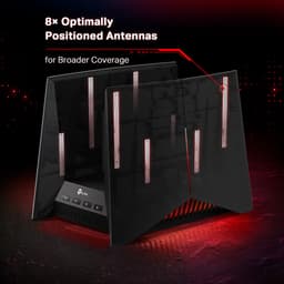 TP-LINK Archer GE800 - Gaming router - WiFi-versterker - Wi-Fi 7 - Tri-band - BE19000 - 19 Gbps — thumbnail 3