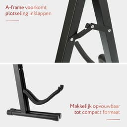 Universele gitaarstandaard - Opvouwbare "A"-standaard voor gitaren en andere snaarinstrumenten — thumbnail 4