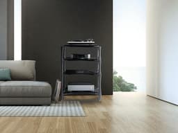 NorStone SLENDER antraciet Audio meubel met 4 lagen — thumbnail 4