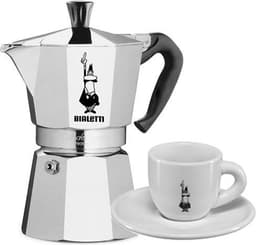 Bialetti Moka Express 2 kops + Espresso kop en schotel 2 stuks — thumbnail 1