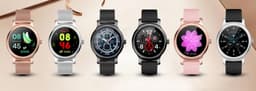 Belesy® SMART - Smartwatch Dames - Smartwatch Heren - Horloge - Stappenteller - 1.3 inch - Kleurenscherm - Full Touch - Bluetooth Bellen - Roségoud - Staal - Moederdag — thumbnail 5