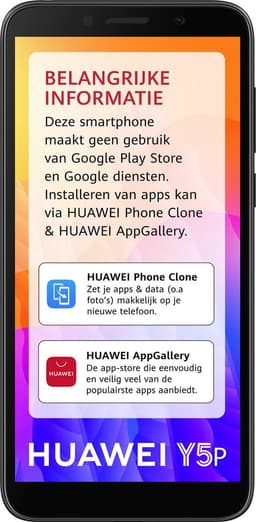 Huawei Y5P - 32GB - Zwart — thumbnail 2