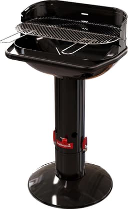 Barbecook Loewy 55 - Houtskool BBQ barbecue - Grilloppervlak 55x33cm - Incl. Windscherm, BBQ rooster en asopvangpot - Zwart — thumbnail 1