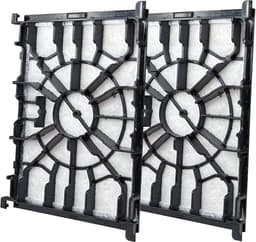 Multaparts® motor filter geschikt voor Bosch / Siemens - set van 2 stuks- | Filter kunststof frame achter stofzak | Afm. 16 x 11 x 1 cm | O.a. geschikt voor Move On, GL30, GL40, GL50, Free'e | Alternatief voor 00579421, VZ02MSF, BBZ02MPF — thumbnail 1