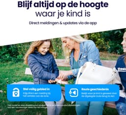 Qlokkie Kiddo Lite - GPS horloge kind - Smartwatch kinderen - GPS tracker kind met nauwkeurige locatiebepaling - GPS horloge kind met simkaart - Stel veilige zones in - SOS functie - Zwart — thumbnail 3