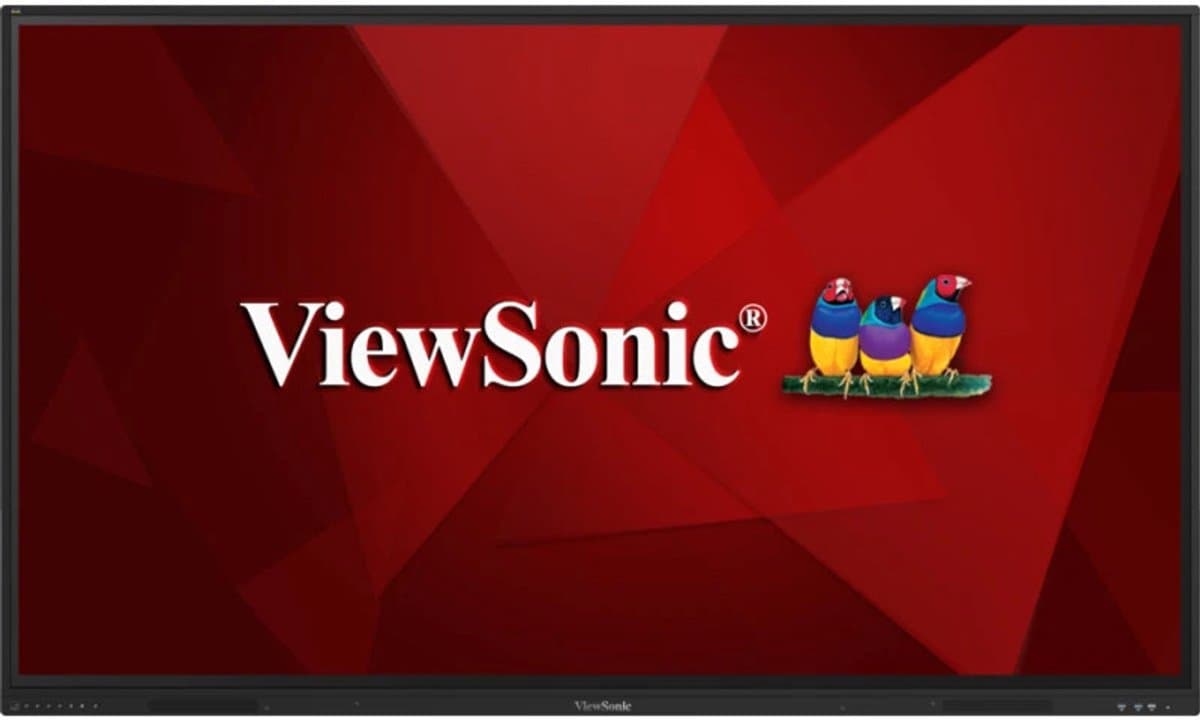 Viewsonic IFP86G1 interactief whiteboard 2,18 m (86") 3840 x 2160 Pixels Touchscreen Zwart HDMI — afbeelding 1