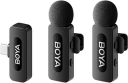 BOYA BY-V20 (V2.0) Zwart Microfoon met bevestigingsclip — thumbnail 1