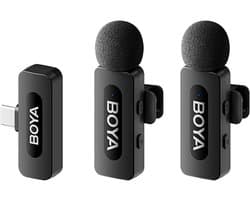 BOYA BY-V20 (V2.0) Zwart Microfoon met bevestigingsclip