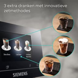 Siemens EQ700 TP715R01 - Volautomatische espressomachine, 10 favoriete drankjes opslaan - Cold Brew, Slow Brew - Home Connect - Morning Haze — thumbnail 3