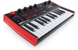 Akai Professional MPK Mini Play MK3 - MIDI-keyboardcontroller met ingebouwde luidspreker en geluiden plus dynamisch keyboard, MPC-pads, softwarepakket en Native Instruments Sound Package — thumbnail 1