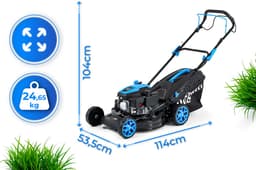 Hexwelt® HW-KS-150 Benzine Grasmaaier - Met Aandrijving - 46 cm — thumbnail 3