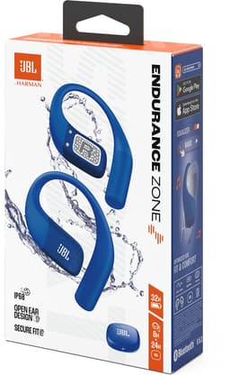 JBL Endurance Zone - Open ear Oordopjes - Oortjes Draadloos - Sport Oordopjes - Bluetooth - Sporten - Hardlopen - 32 uur - Spatwaterdicht - IP68 - Oorhaak - Blauw — thumbnail 5