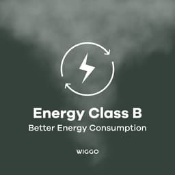 Wiggo WR‑CD18NFB(B) – Koel‑Vriescombinatie – 323 L – No Frost – 2 Deuren – 39 dB – Energieklasse B – 5 Jaar Garantie – Zwart — thumbnail 5