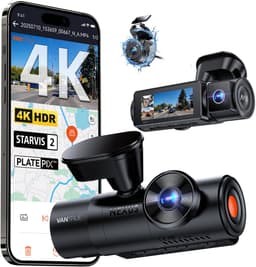 Vantrue N4 Pro S 4K 3-kanaals dashcam met Triple STARVIS 2, 4K+1080P+2.5K voor-, binnen- en achtercamera, HDR IR-nachtzicht, spraakbediening, parkeermodus, GPS, Wi-Fi, ondersteuning tot 1TB — thumbnail 1