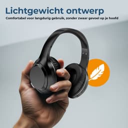 Denver Bluetooth Koptelefoon - Active Noise Canceling - Draadloos - Handsfree Bellen - BTN211 - Model 2026 — thumbnail 5