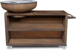 BonFeu BonBiza Island - Mobiele Buitenkeuken - Plancha & Vuurschaal - Cortenstaal - 162x80x111 cm — thumbnail 5