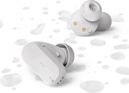 PHILIPS TAT3509 Noise Cancelling True Wireless In-Ear Bluetooth Oortjes - Klein, Natuurlijk geluid, Dynamische bas, Oplaadcase, Heldere gesprekken, Ideaal voor woon-werkverkeer en sporten - Wit — thumbnail 2