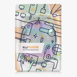 kwmobile Hoes voor JBL Tune 600 / 500BT / 510BT / 450 Tas – Case voor Headset van Metallic Kunstleer en Nylon – meerkleurig — thumbnail 4