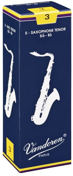 Vandoren Classic Tenorsaxofoon 2,5 doos met 5 rieten - Tenorsaxofoonriet — thumbnail 1