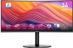 MSI Modern MD342CQP - Ultrawide QHD Monitor - 120Hz - 34 inch - USB HUB/KVM -USB-C PD 98W — thumbnail 1