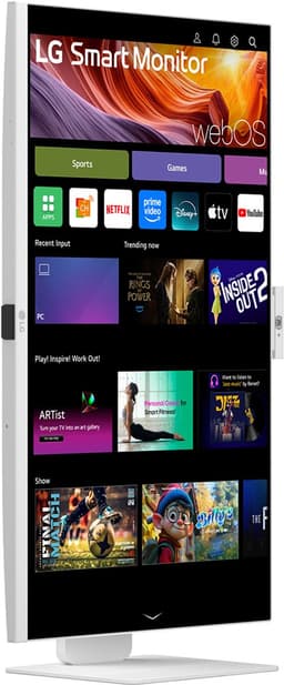 LG Smart 32U850SA-W - 4K Smart Monitor - USB-C 90w - WebOS - Smart TV - Webcam - Wi-Fi - Apple Airplay - 32 Inch — thumbnail 3